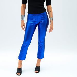 SPRWMN Metallic BLUE 💙 Leather Pants | Size S | Retails $1,275